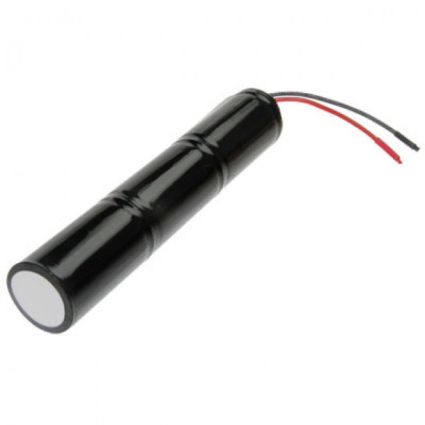 BlackFox nødbelysning genopladeligt batteri L1x3 Blaxkfox BF-4000DH med kabel 10cm med åben ledning 3,6V, 4000mAh