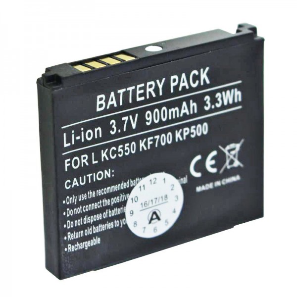 AccuCell batteri passer til LG KC550, KF690, KF700, KP500, KP501