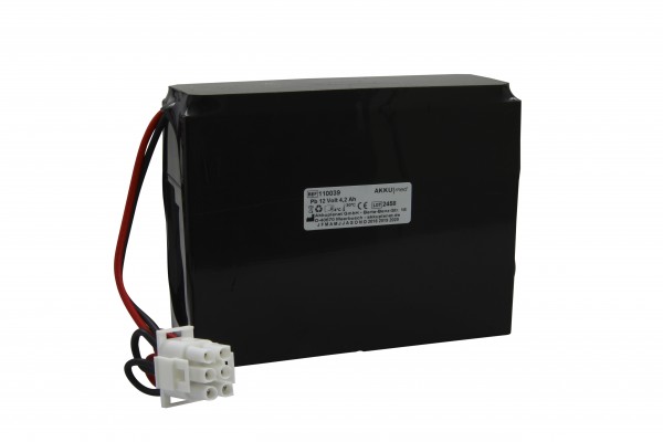 Blysyrebatteri passer til Hewlett Packard Codemaster XL + / XE / M1722A + B / M1723A + B / M1724A / M1758A 12 Volt 4.2 Ah CE-kompatibel