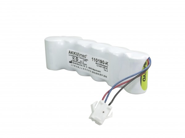 NC-batteri egnet til Micro Medical Microlab 3500 Pulse Function Tester (Spirometer) / MK4 / 69100700, MLA5009