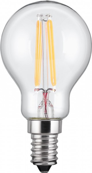 Goobay Filament LED Mini Globe, 4 W - E14 fatning, varm hvid, ikke dæmpbar