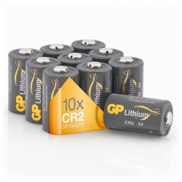 CR2 GP Photo-Lithium batteri 10 stk