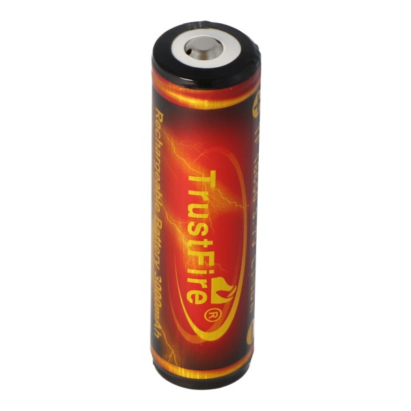 Trustfire 18650 3000mAh 3.6V - 3.7V Beskyttet Li-Ion Batteri (Flame)