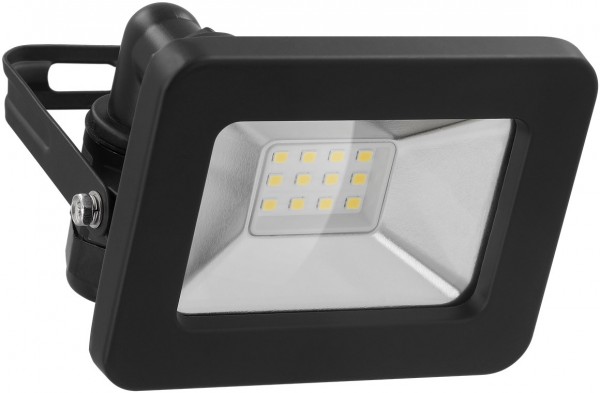 Goobay LED udendørs spotlight, 10 W - med 850 lm, neutral hvidt lys (4000 K) og M16 kabelforskruning, velegnet til udendørs brug (IP65)