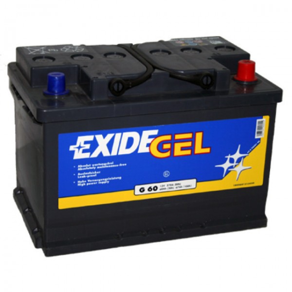 Exide Equipment Gel ES 650 (G60) Blybatteri med A-Pol 12V, 56000mAh