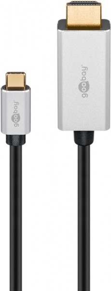 Goobay adapterkabel USB-C™ til HDMI™, 2 m - USB-C™-stik > HDMI™-stik (type A)