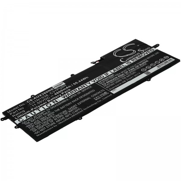 Batteri til bærbar Asus ZenBook Flip UX360 / UX360UA / Type C31N1538 - 11,55V - 4800 mAh