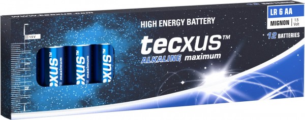 Tecxus LR6/AA (Mignon) - alkalisk mangan batteri (alkalisk), 1,5 V