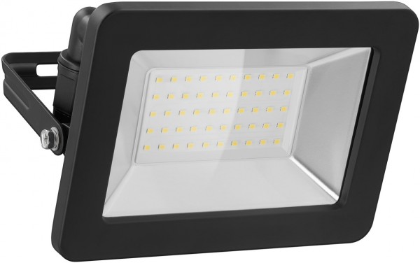 Goobay LED udendørs spotlight, 50 W - med 4250 lm, neutral hvidt lys (4000 K) og M16 kabelforskruning, velegnet til udendørs brug (IP65)