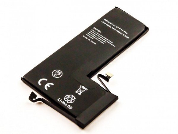 Batteri passer til Apple iPhone 11 Pro, Li-Polymer, 3.83V, 3046mAh, 11.7Wh, indbygget, uden værktøj - uden batteri sundhedsoplysninger