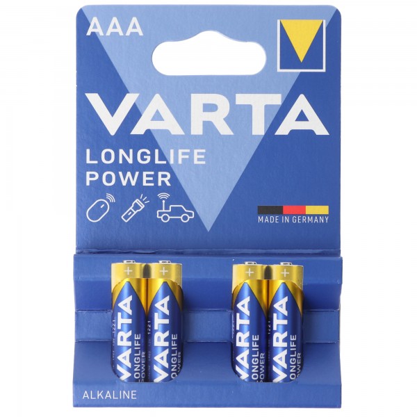 Varta High Energy Micro / AAA 4903 4-blisterkort