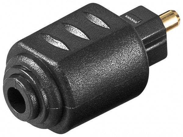 Goobay TOSLINK Digital Audio Adapter, Mini TOSLINK til TOSLINK - 3,5 mm mini Toslink hun > Toslink han