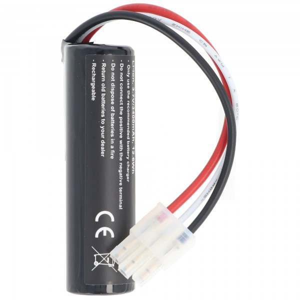 Batteri passer til Ultimate Ears UE Boombox, Li-ion, 3.7V, 3400mAh, 12.6Wh, indbygget, uden værktøj