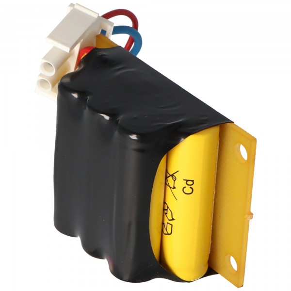 Batteri egnet til Record dørstyring, NiCd 8.4V 900mAh med kabel og stik