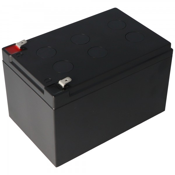 Batteri passer til APC erstatningsbatteri nr. 4 APC-RBC4, CSB SCD4 udskiftningsbatteri egnet til APC RBC4 med 12 volt og 12Ah