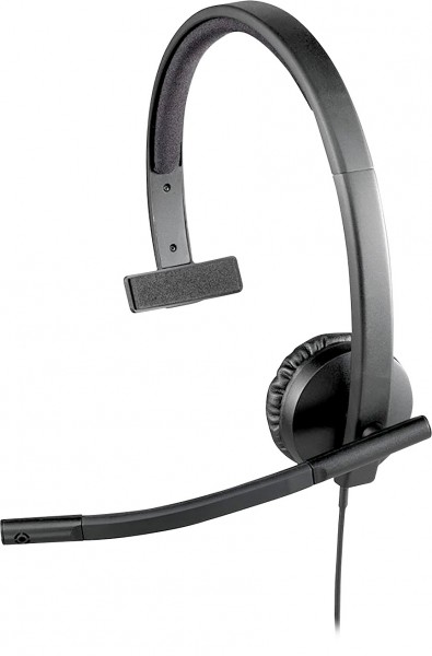 Logitech Headset H570e, USB, Mono sort, Business