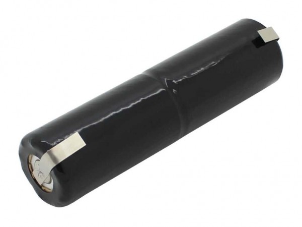 Nødlysbatteri NiCd 2,4V 2500mAh L1x2 Baby C med loddeskruer udskiftet RZB 41E035AC03301