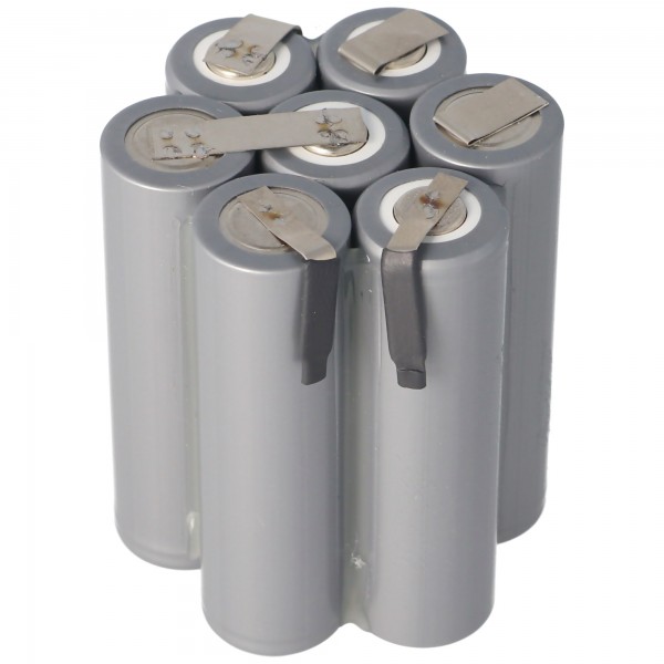 Batteripakke til selvinstallation egnet til Metz lommelygte 76-56, 7656, Mecablitz 76 MZ NiMH, Flattop 8.4V 2200mAh