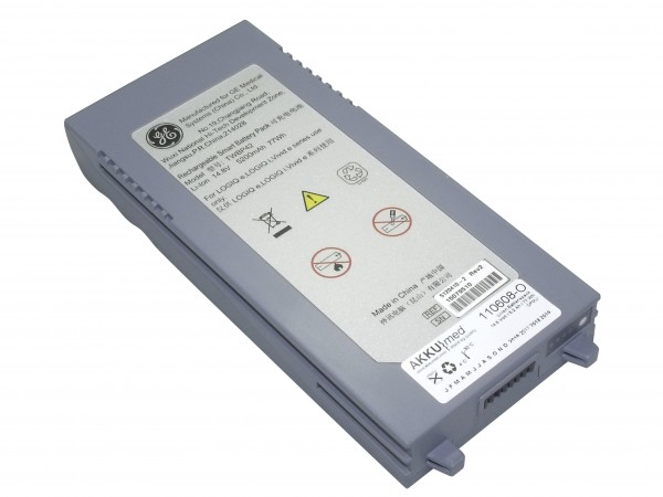 Originalt Li Ion-batteri GE Healthcare Logiq E, type 5120410-2