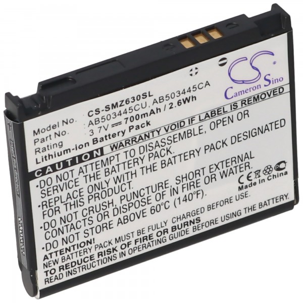 AccuCell batteri passer til Samsung SGH-Z540, -Z630, -P520, -P528