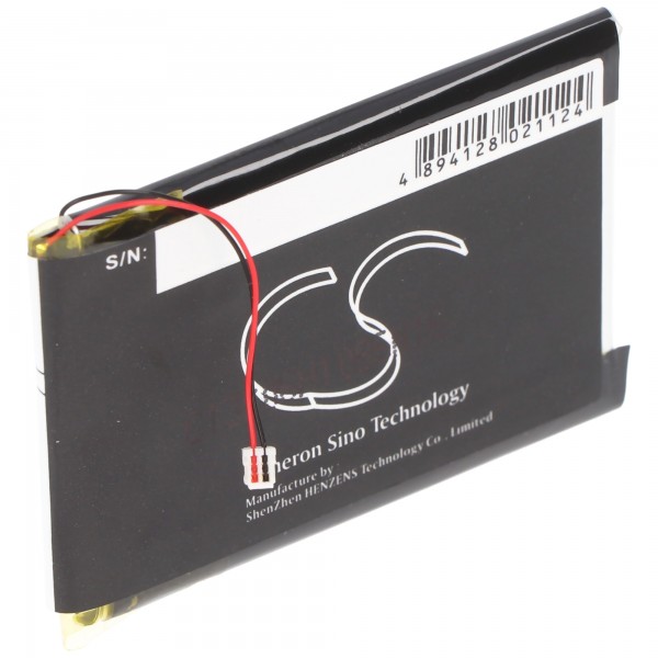 Li-polymer batteri - 750 mAh (3,7 V) - til MP3-afspillere, musikafspillere som Sony 1-756-763-11, 7Y19A60823, LIS1401