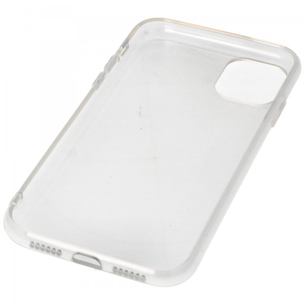 Etui egnet til Apple iPhone11 - gennemsigtigt beskyttelsescover, anti -gul luftpude, faldsikring, silikone mobiltelefon cover, robust TPU etui