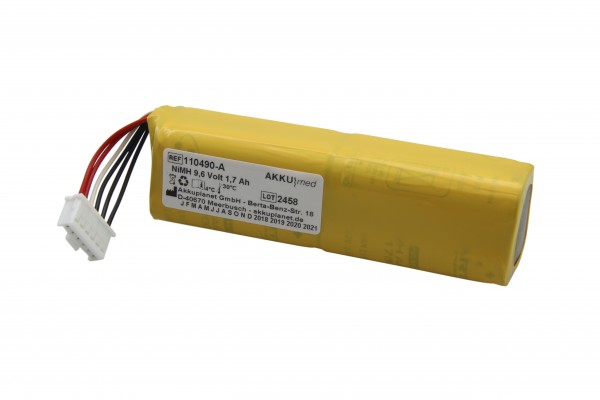 NiMH batteri passer til Fukuda Denshi ECG CardiMax FX-7202