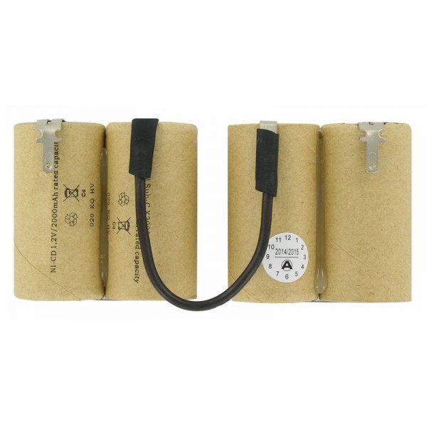 NiCd batteri passer til Black & Decker Dustbuster batteri 4,8 volt uden hus