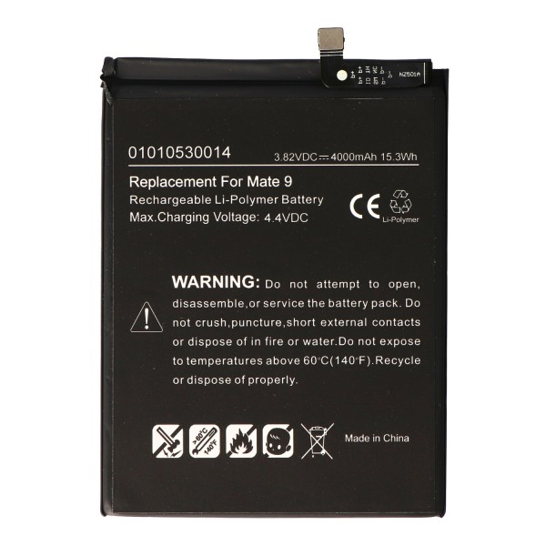 Batteri passer til Huawei Mate 9 batteri HB396689ECW, Mate 9 Dual SIM, MHA-L09, MHA-L29, MHA-TL00