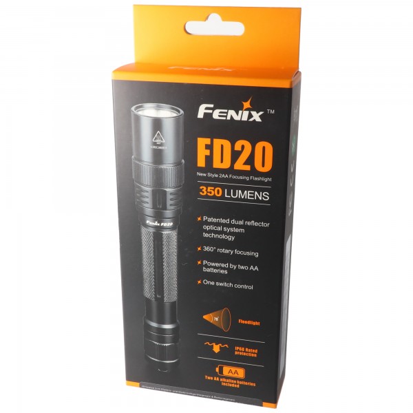 Fenix FD20 Cree XP-G2 S3 LED lommelygte med roterbar fokusering