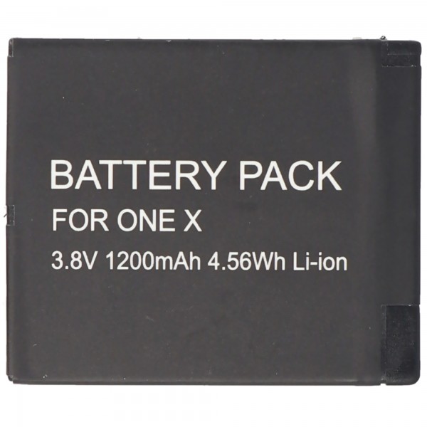Batteri passer til Insta360 One X, Li-ion, 3.8V, 1150mAh, 4.4Wh