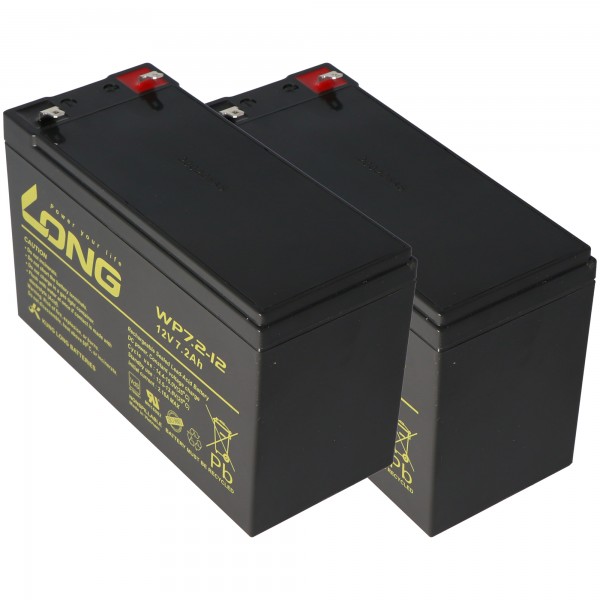 Batteri passer til APC RBC48, SUA750I, SMT750I, DLA750I, UPS-750T, UPS-750THV, UPS-750TLV