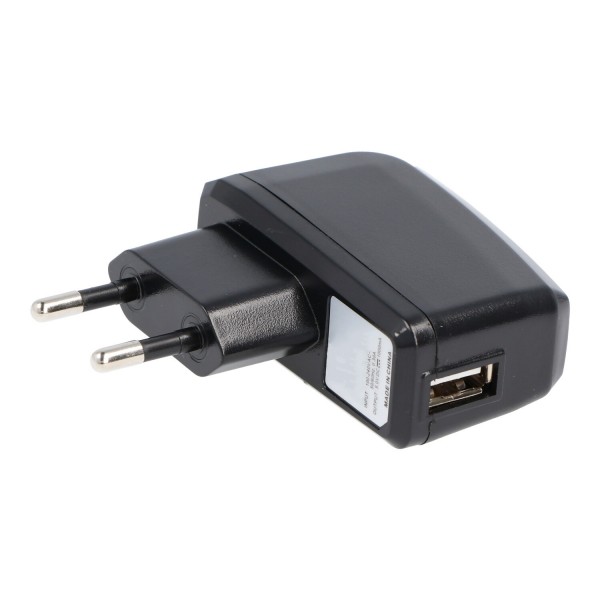 USB oplader med 1A udgangseffekt / opladestrøm