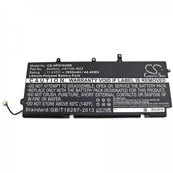 Batteri til bærbar HP Elitebook 1040 G3 / type HSTNN-IB6Z - 11,4V - 3900 mAh