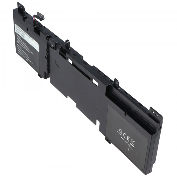 Batteri passer til Dell Alienware 13-serien, ECHO 13-serien, Li-Polymer, 15,2V, 4080mAh, 62Wh, indbygget, uden værktøj