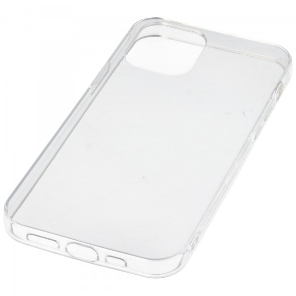 Taske, der passer til Apple iPhone 12 6 tommer - gennemsigtigt beskyttelsesdæksel, anti-gul luftpude, faldsikring, silikonetelefondæksel, robust TPU-etui
