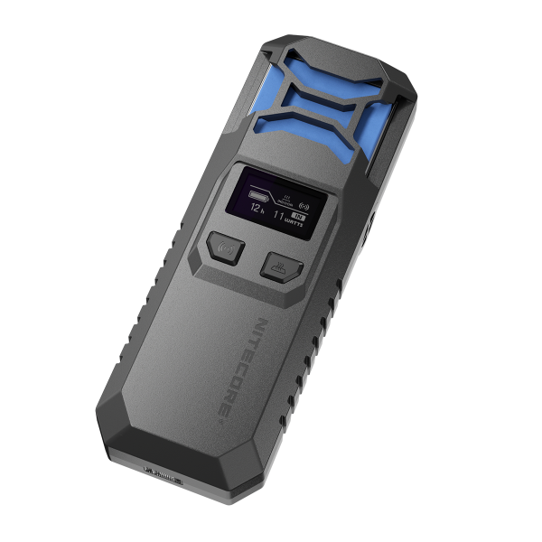 Nitecore EMR10, mobil myggemiddel, inklusive 2x NL2150 batterier, med powerbank funktion, vandtæt IPX5, ideel til camping, udendørs og fiskeri