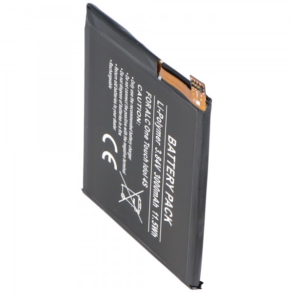 Batteri passer til Alcatel One Touch Idol 4S, Li-Polymer, 3,84V, 3000mAh, 11,5Wh, indbygget, uden værktøj