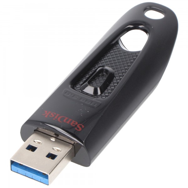 Sandisk USB 3.0 Stick 128 GB, Ultra Type-A, (R) 130 MB/s, SecureAccess, detailblister