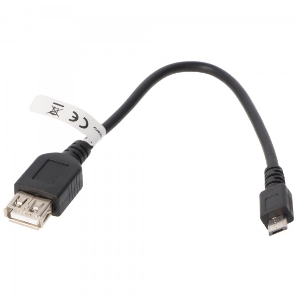 USB 2.0 Hi-Speed Adapter-kabel A Kvinde til Micro B Mand, Undervejs