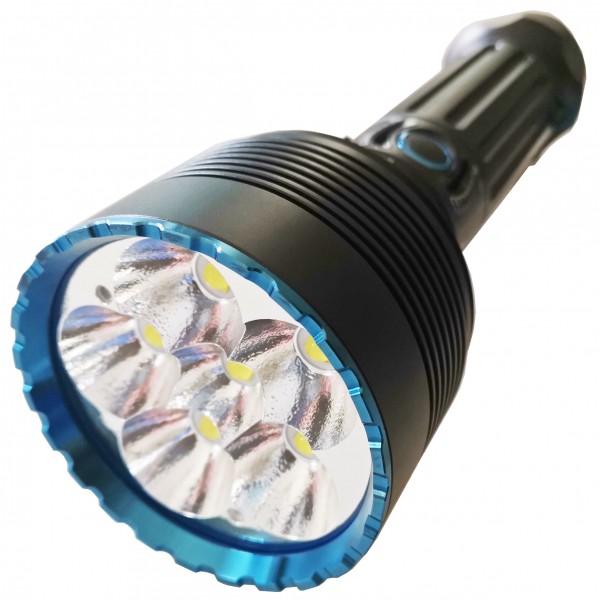 Olight X9R Marauder LED lommelygte med op til 25000 lumen ekstra lys, herunder batteri og oplader