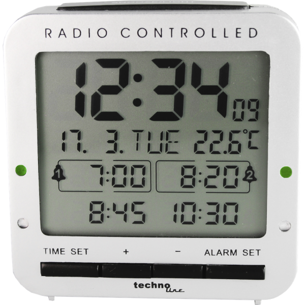 WT245 - radiostyret vækkeur