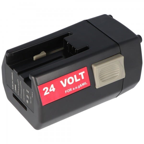 Batteri passer til AEG BXS24, BXL24, 24 Volt 3.0Ah NiMH