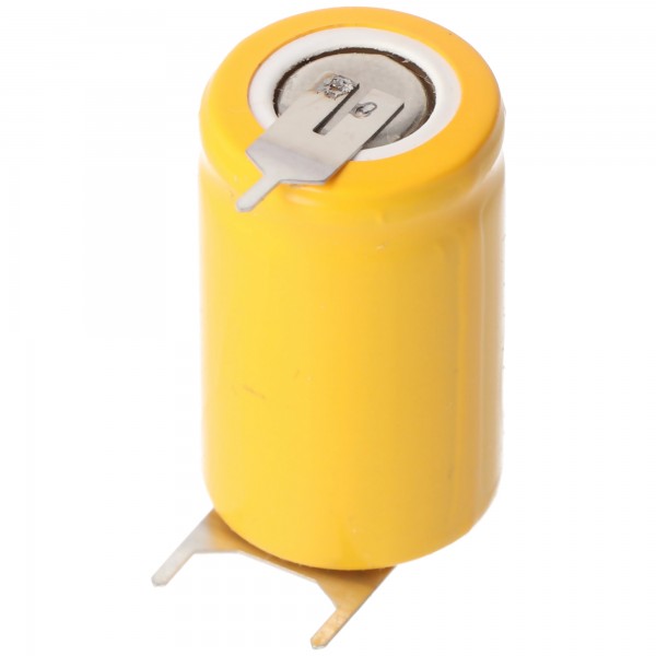 Udskiftningsbatteri KR-600AE 2/3 A Cadnica NICD genopladeligt batteri med 3-pak, 1-er + / 2-er - (ikke original Sanyo)