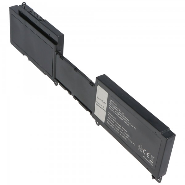 Batteri passer til Dell Inspiron 14z-5423 Ultrabook, Li-ion, 11.1V, 4000mAh, 44.4Wh