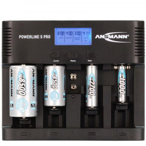 Ansmann Powerline 5 Pro Universal LCD Hurtig Oplader
