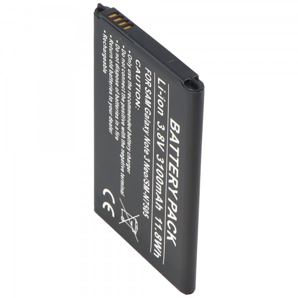 Samsung Galaxy Note 3 Neo Batteri SM-N7505 som et replik batteri fra AccuCell