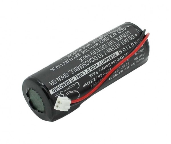 Razor batteri NiMH 2,4V 1200mAh erstatter Wella 93151