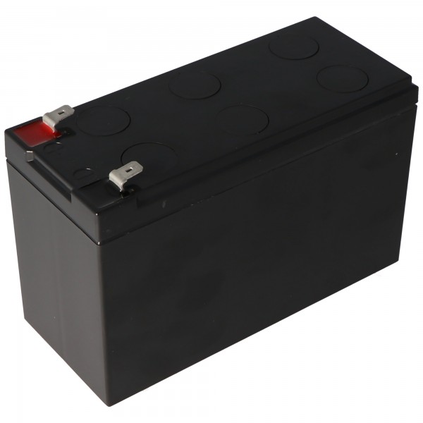 Udskiftningsbatteri passer til APC-RBC2 batteri 12 volt AGM blybatteri 7.2Ah, 151x65x100mm 6.3mm