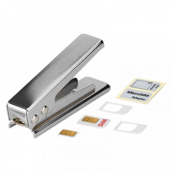 Stumper til SIM-kort på mikro SIM inklusive adapter